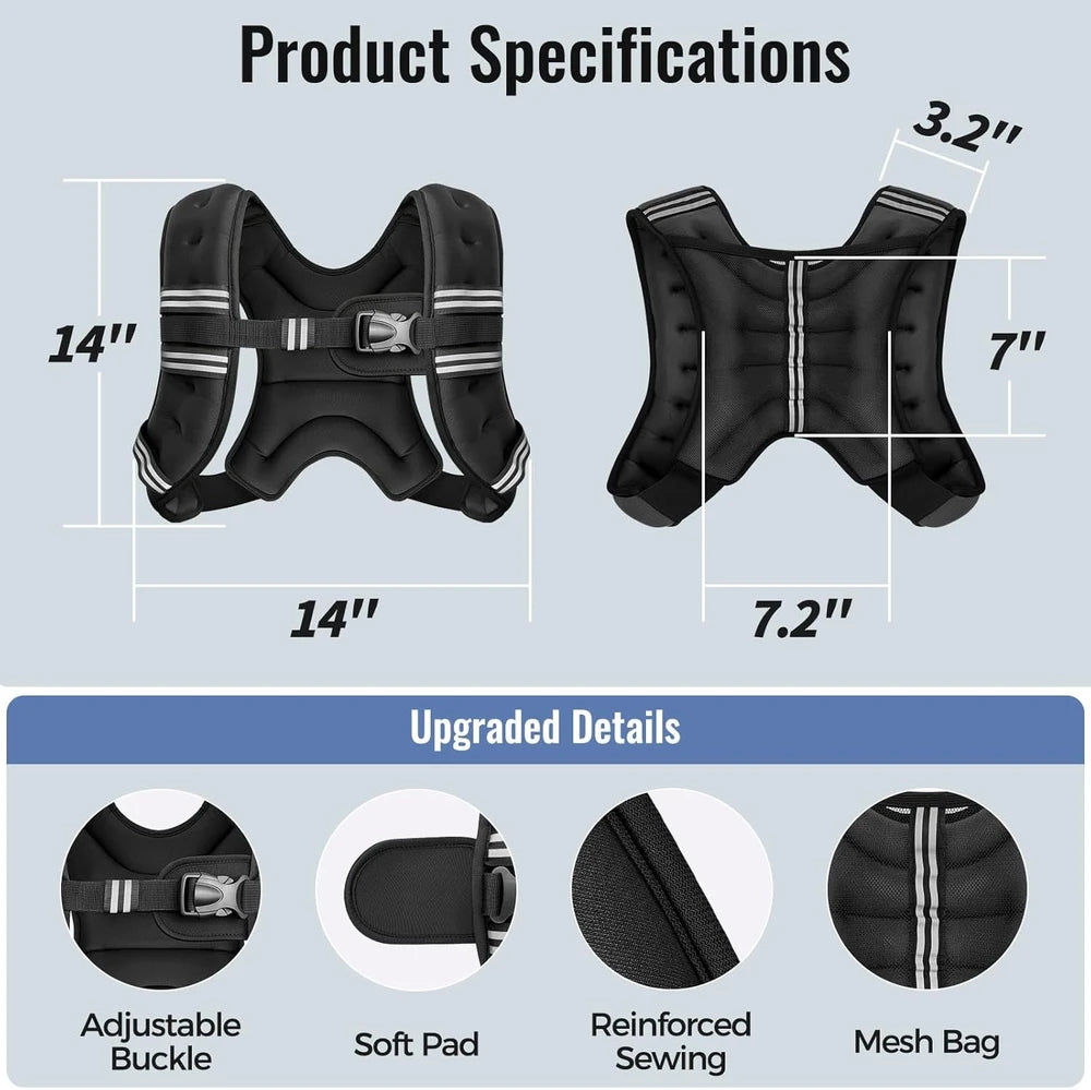 Zeerun Weighted Training Vest
