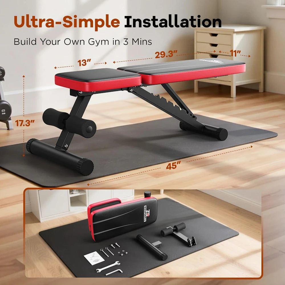 Nicepeople Adjustable Workout Bench