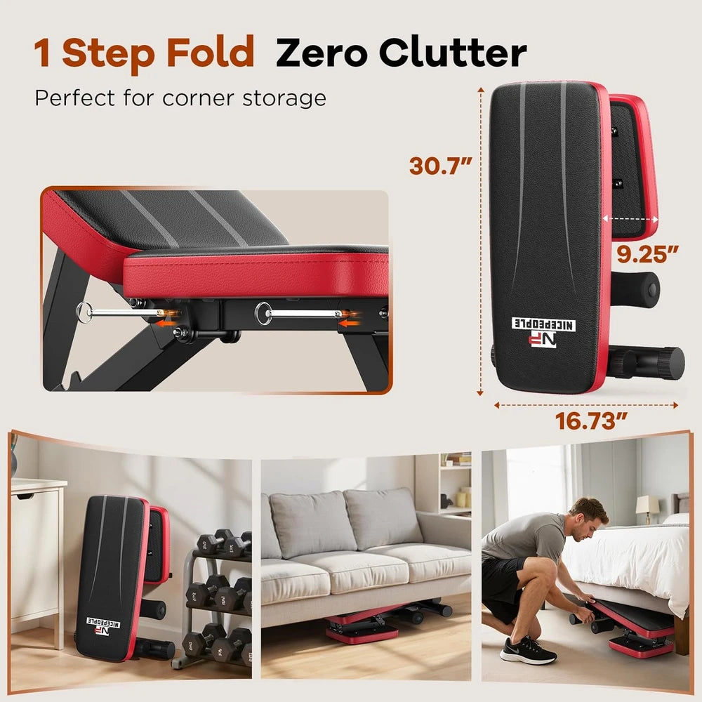 Nicepeople Adjustable Workout Bench