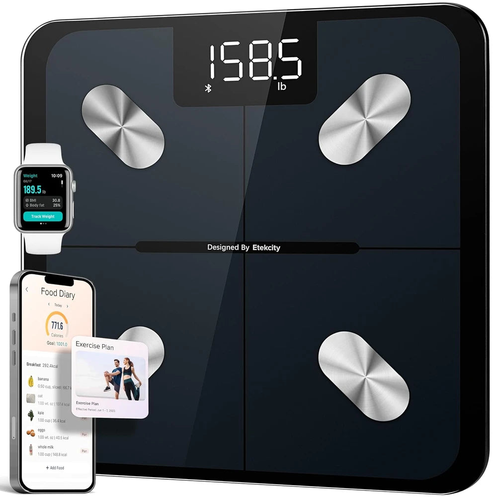 Tempered Glass Smart Body Weight Scale
