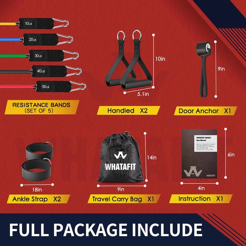 WHATAFIX Resistance Band Set