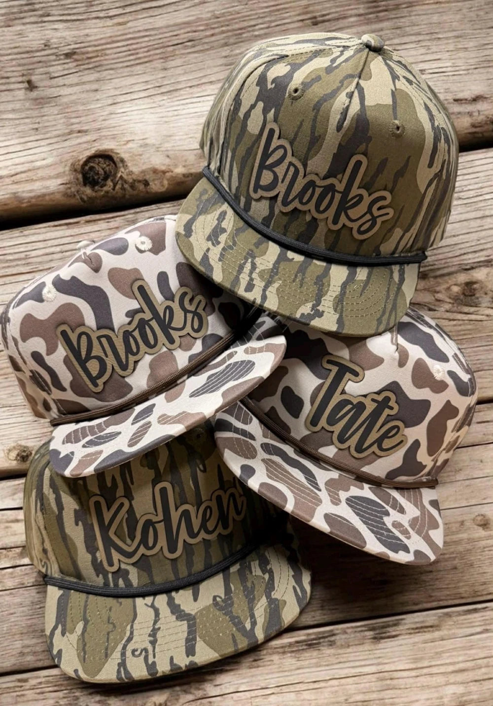 Personalized Camo Snapback Hat
