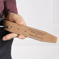 Custom Engraved Leather Belt