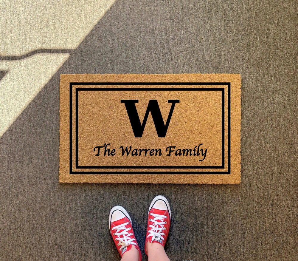 Personalized Family Name Doormat