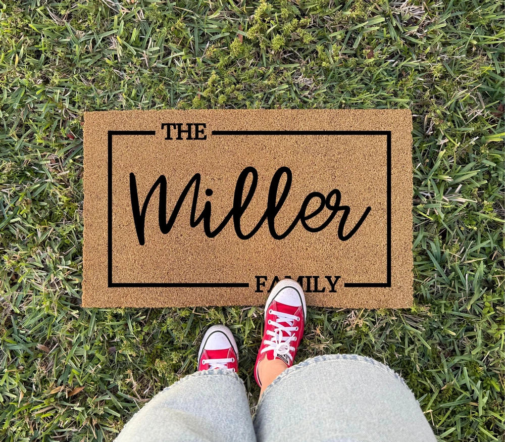 Personalized Family Name Doormat