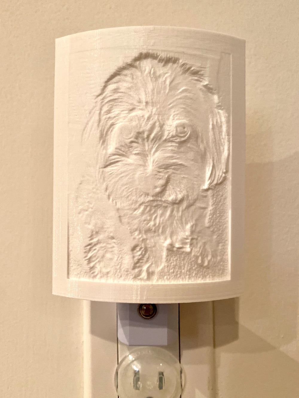 Custom Pet Photo Lithophane Night Light
