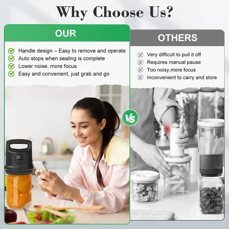 Mason Jar Vacuum Sealer