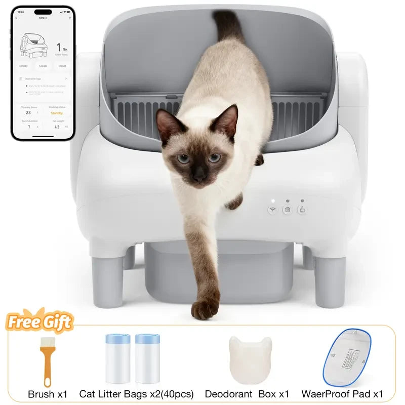 FUMOI Automatic Litter Box for Multi-Cat Homes