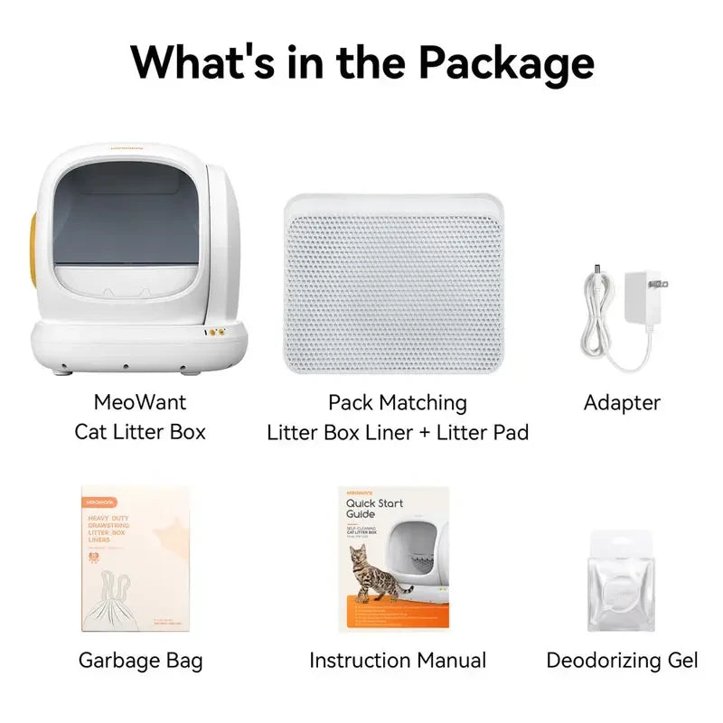 Meowant Large Smart Automatic Cat Litter Box