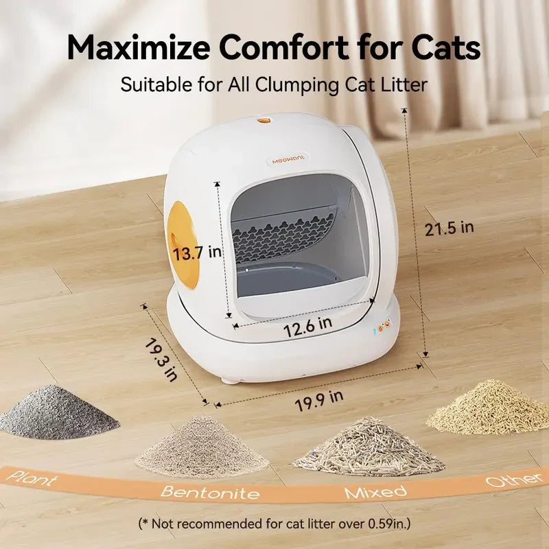 Meowant Large Smart Automatic Cat Litter Box