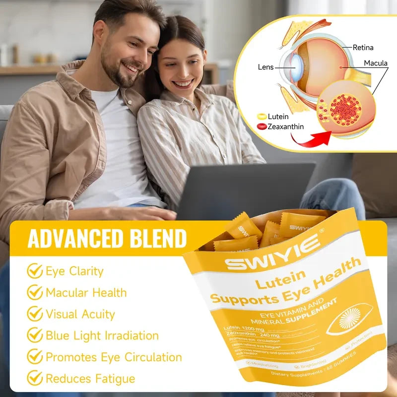 Swiyie Lutein and Zeaxanthin Gummies for Screen Time Support