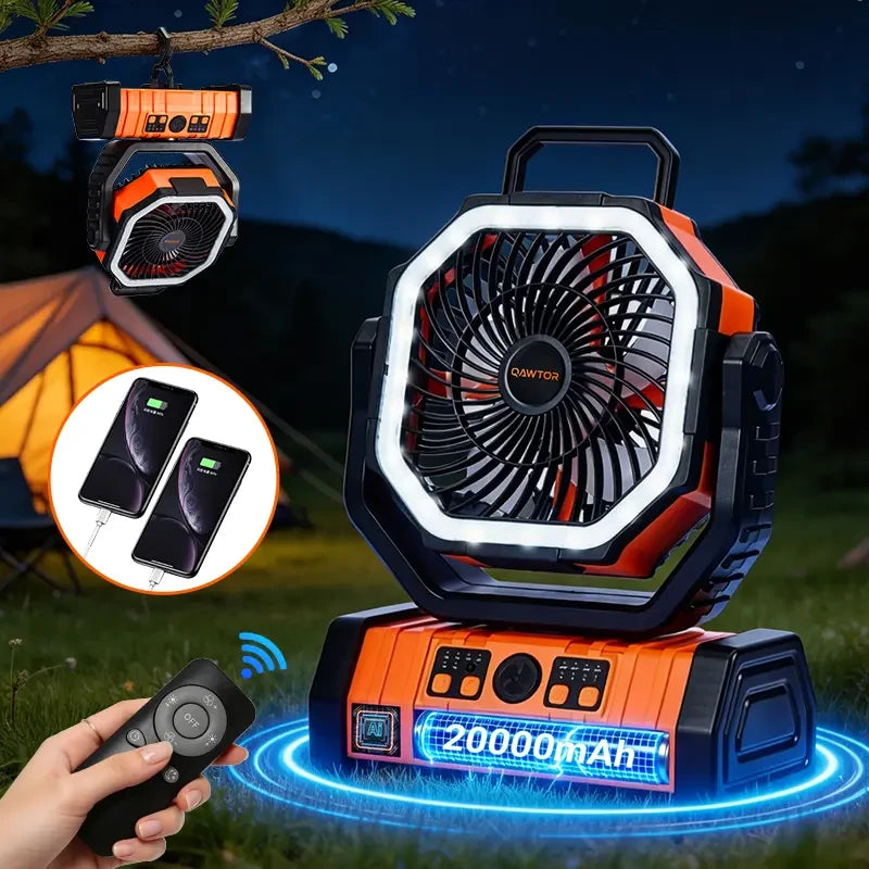 Qawtor Outdoor Camping Fan