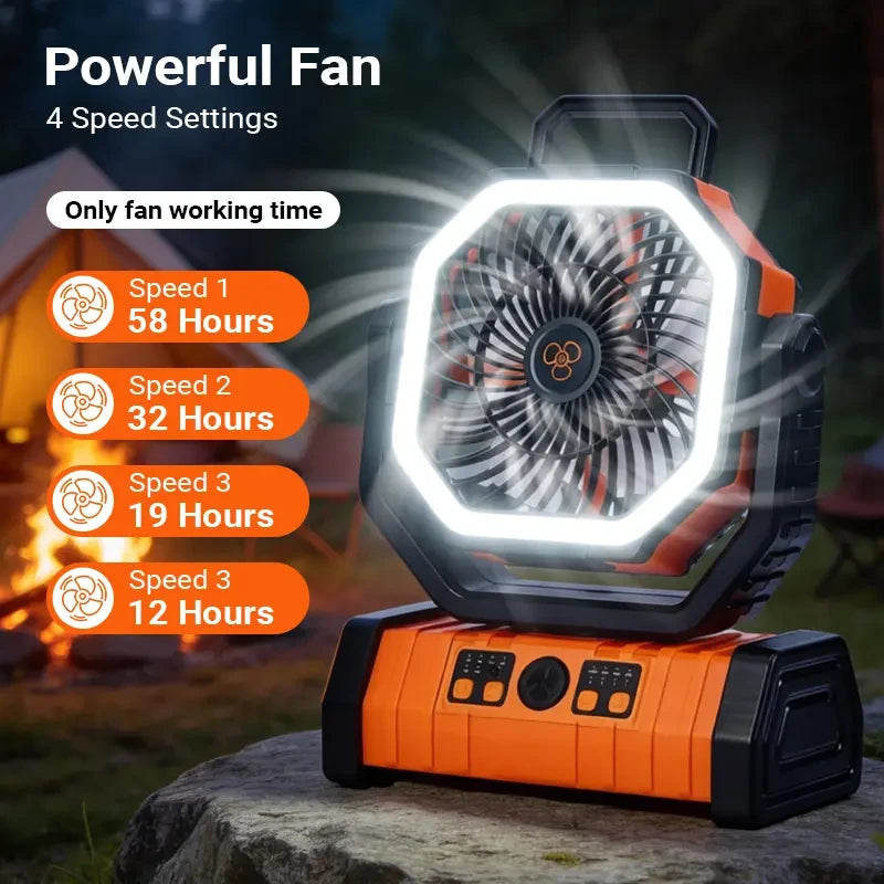 Qawtor Outdoor Camping Fan