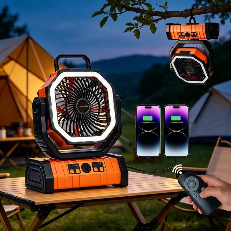 Qawtor Outdoor Camping Fan