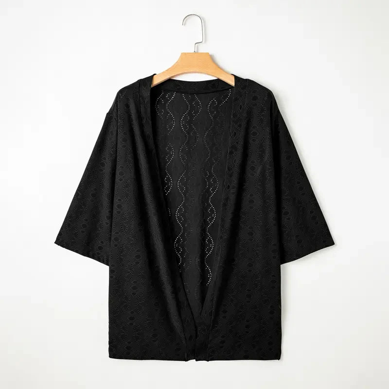 Plus Size Knitted Summer Cardigan