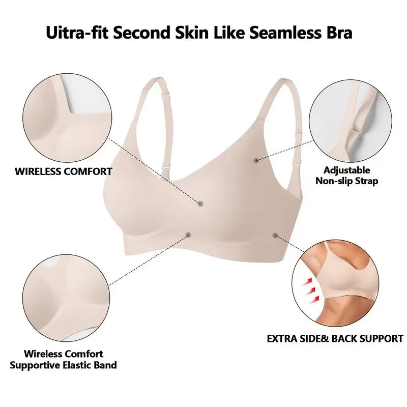 Seamless Wireless Comfort Bra