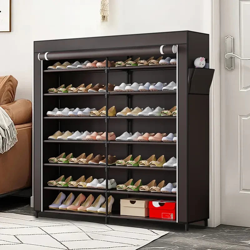 Portable 7-Tier Shoe Rack Organizer