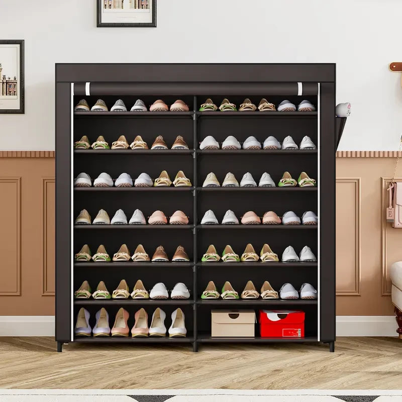 Portable 7-Tier Shoe Rack Organizer