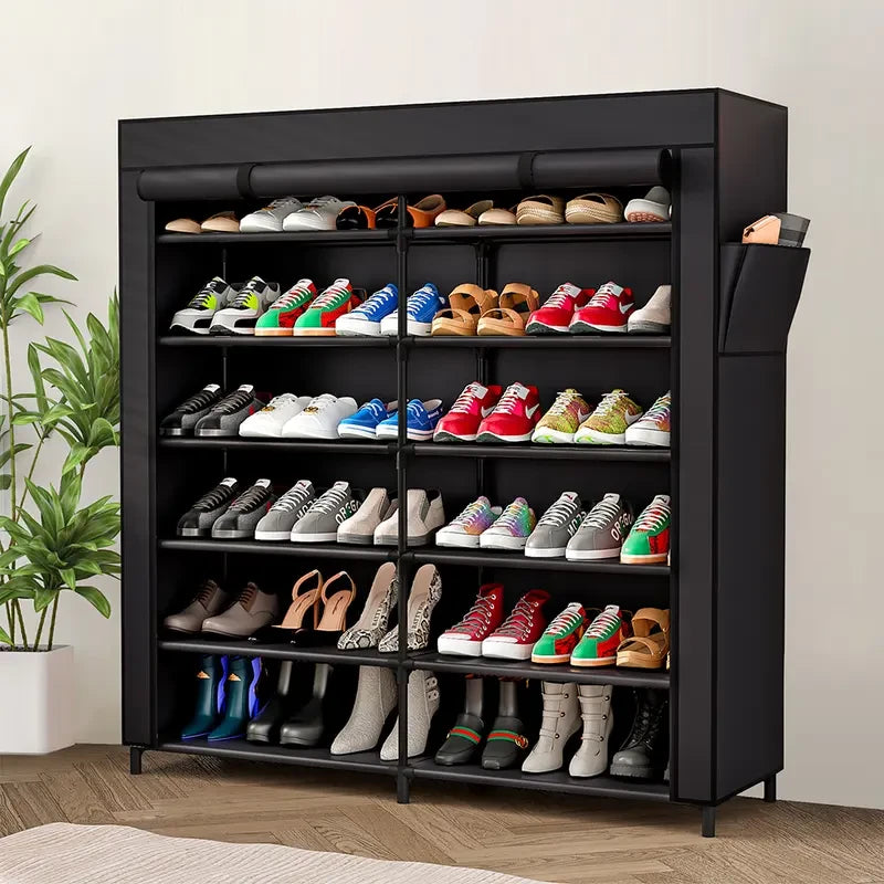 Portable 7-Tier Shoe Rack Organizer