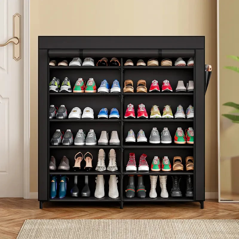 Portable 7-Tier Shoe Rack Organizer