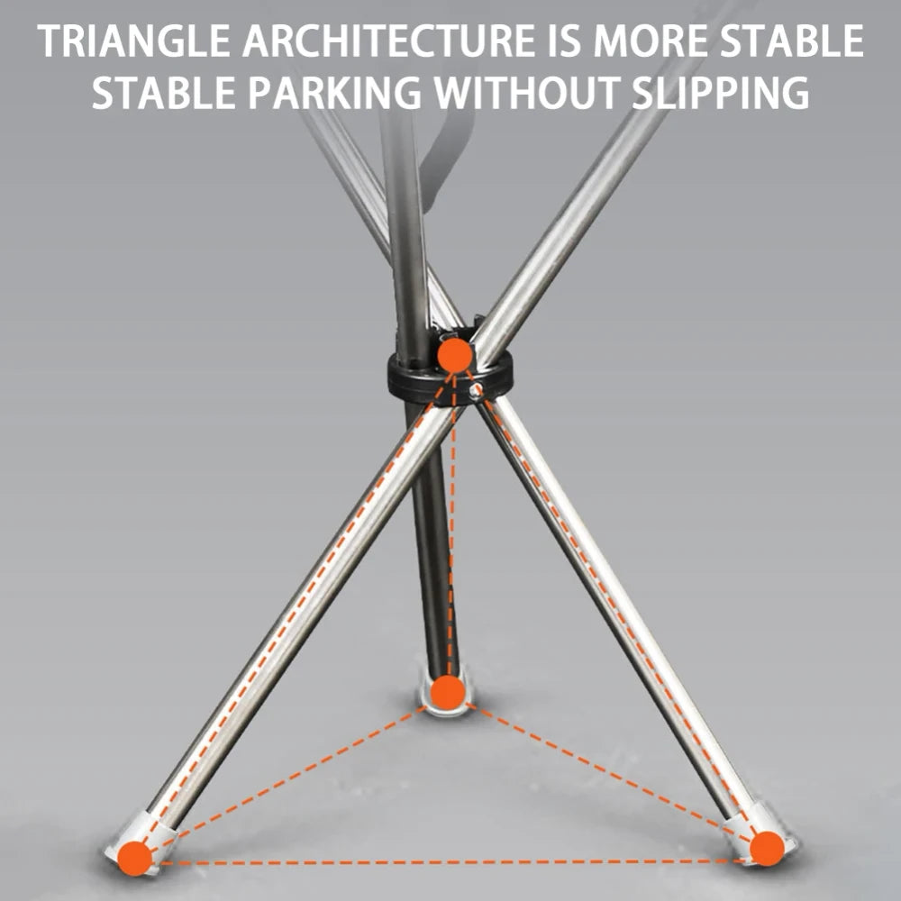 Foldable Walking Stick Stool
