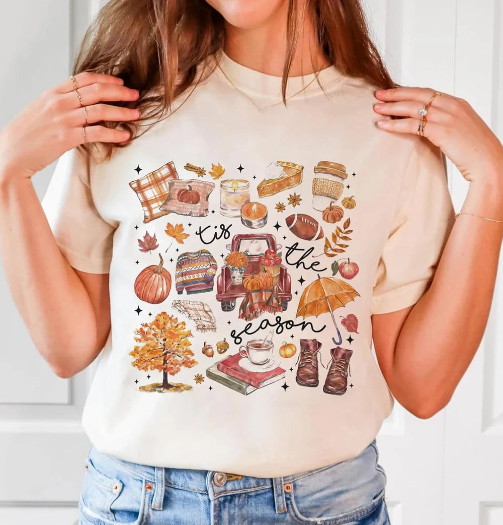 Vintage Graphic Halloween Coffee T-Shirt