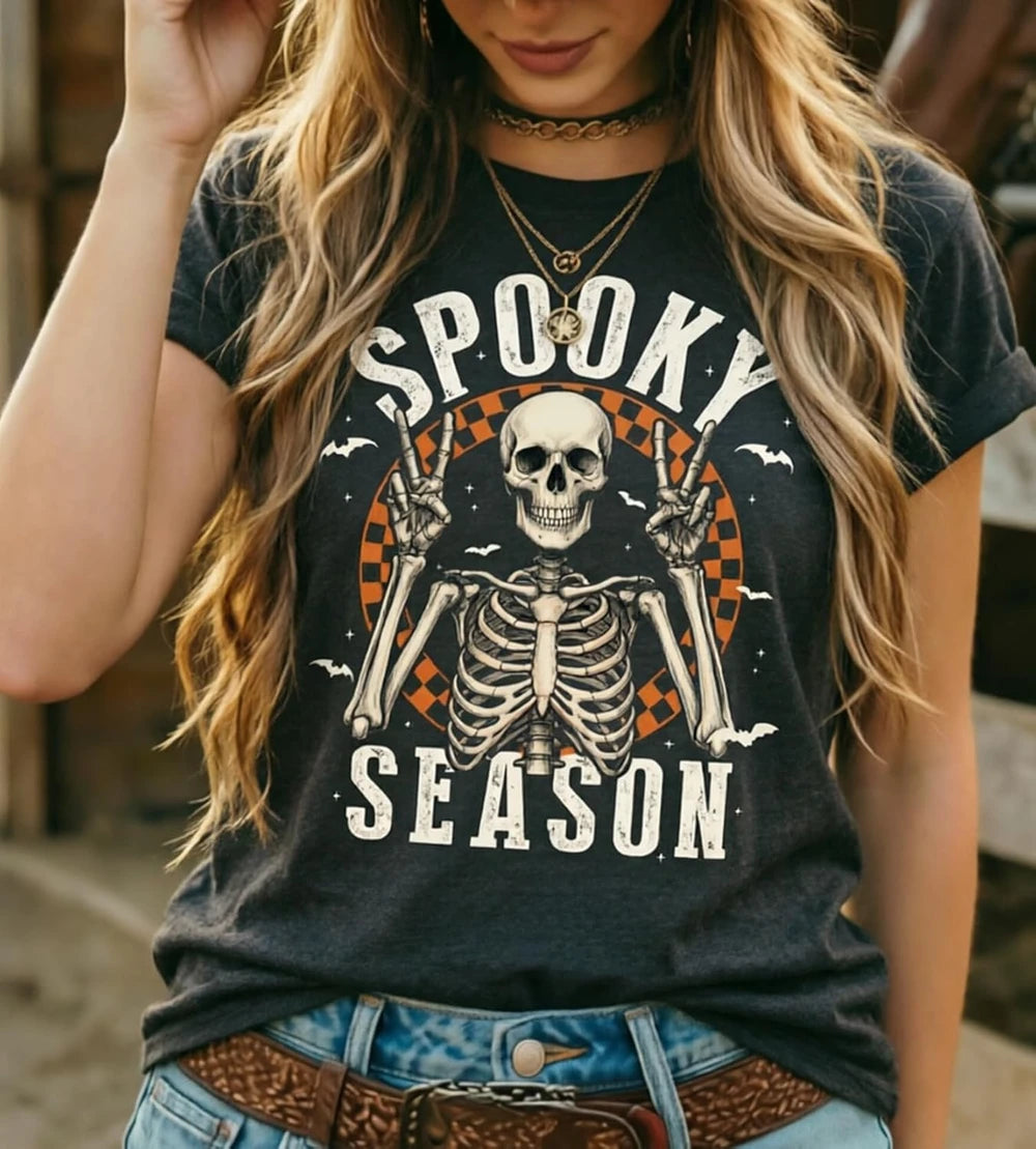 Vintage Graphic Halloween Party T-Shirt