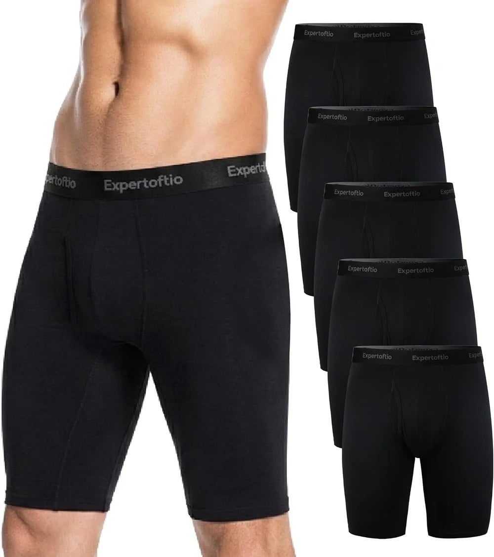 Viscose Bamboo Long Leg Boxer Briefs