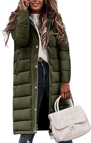 Heekpeek Long Quilted Winter Puffer Coat