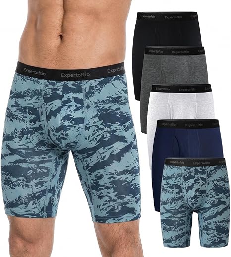 Viscose Bamboo Long Leg Boxer Briefs
