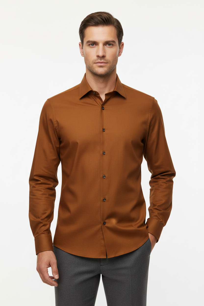 Stretch Wrinkle-Free Formal Dress Shirt