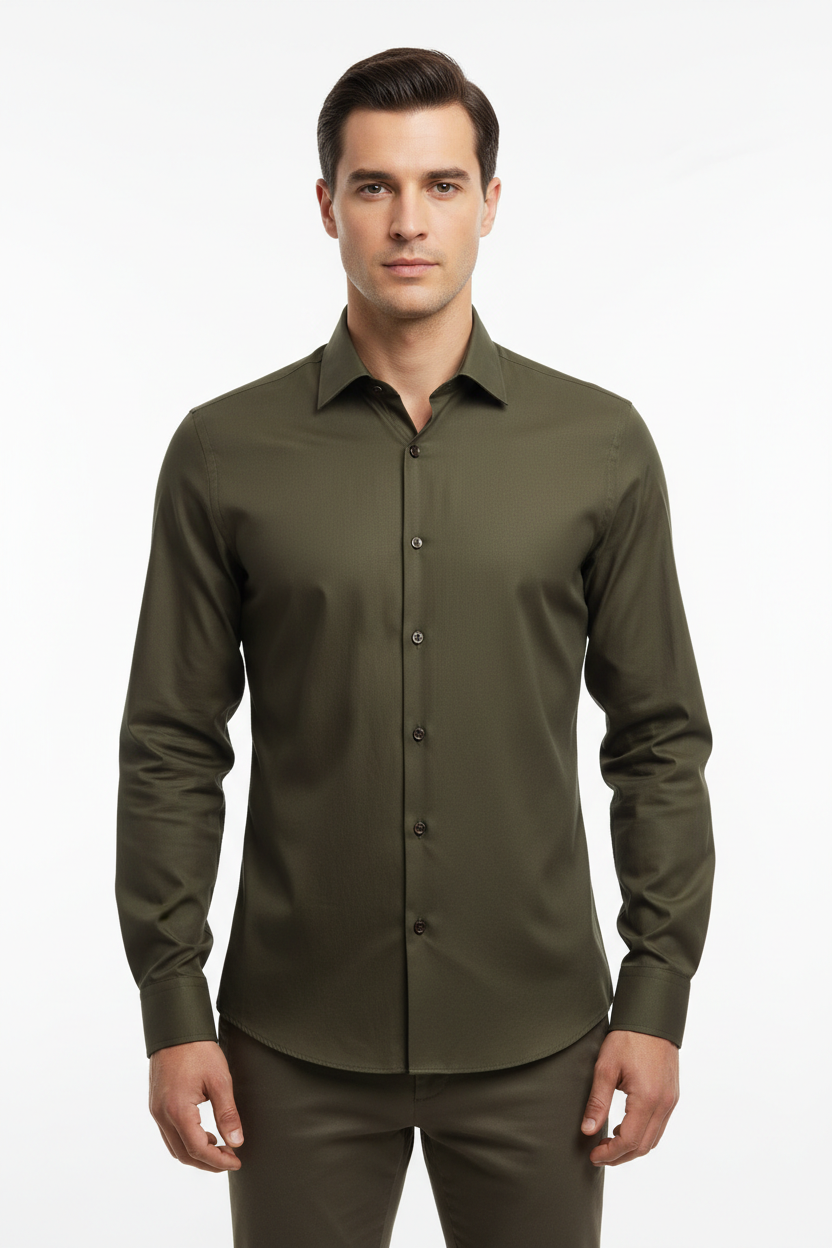 Stretch Wrinkle-Free Formal Dress Shirt