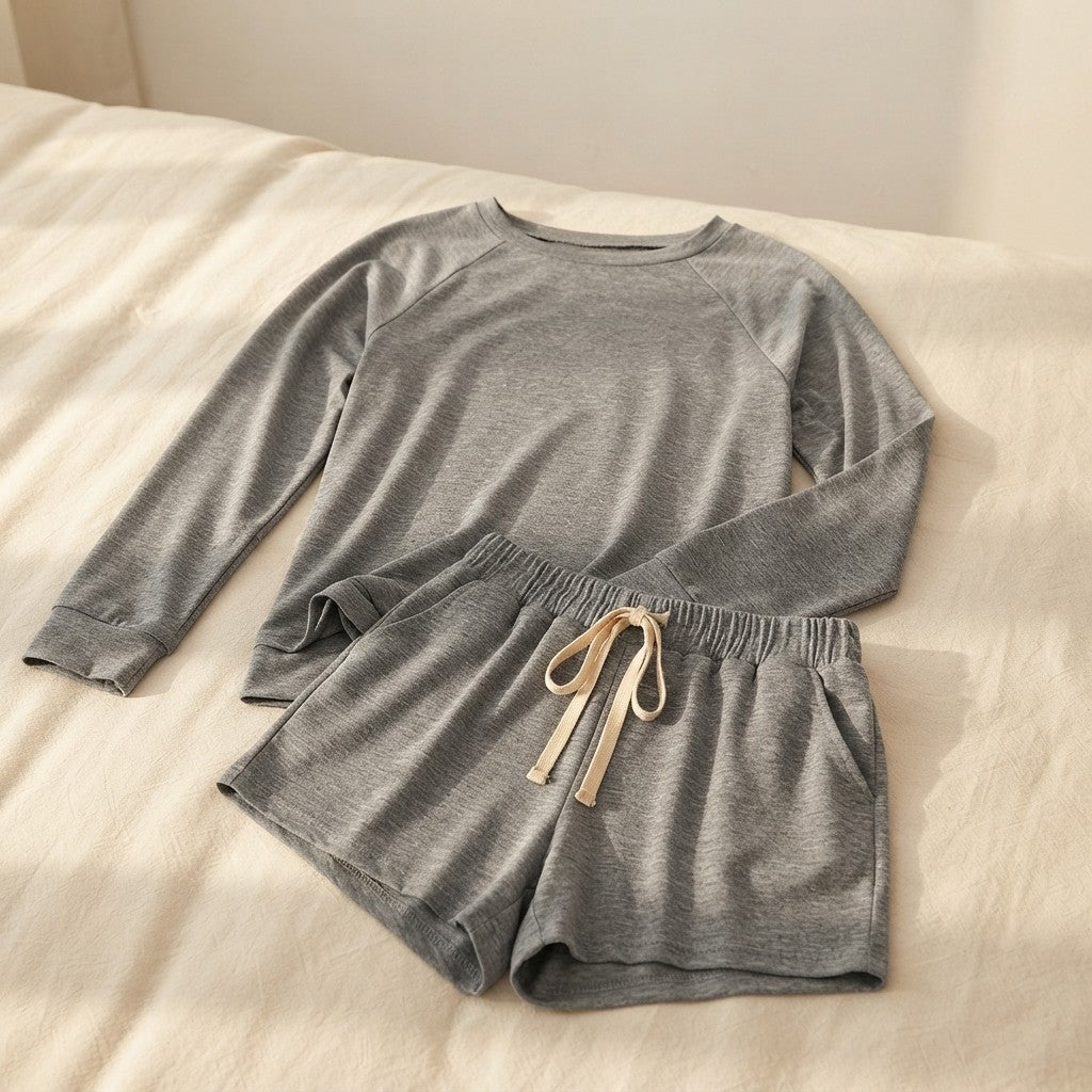 Raglan Sleeve Loungewear Set