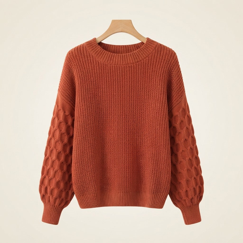 Chunky Knit Pullover Sweater