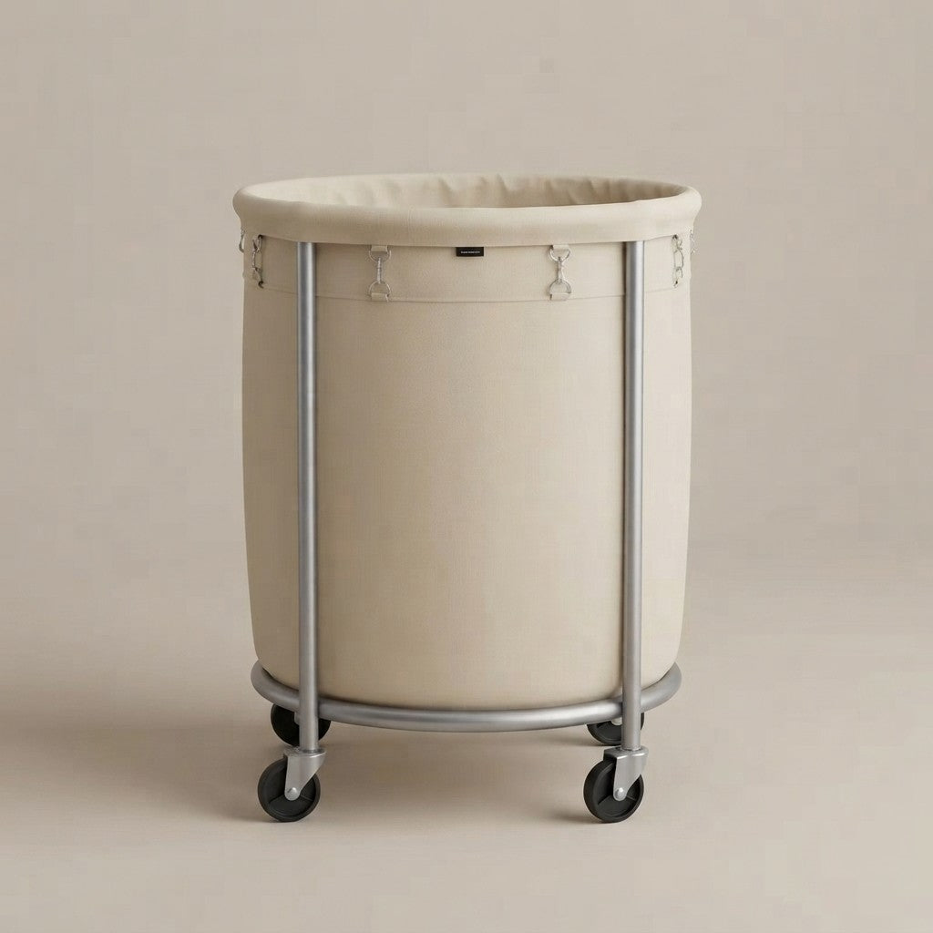 Rolling Laundry Basket with Wheels