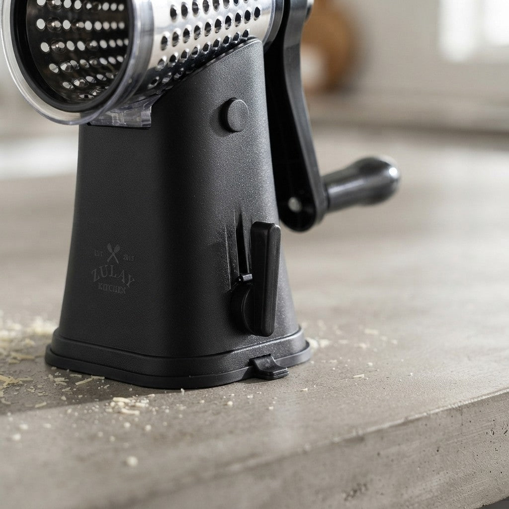 Zulay Kitchen Rotary Cheese Grater