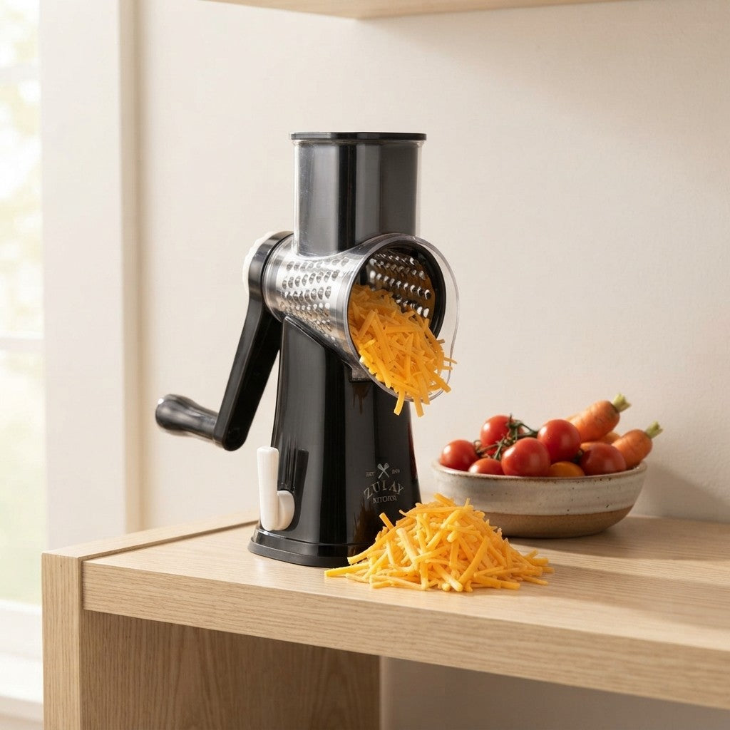 Zulay Kitchen Rotary Cheese Grater