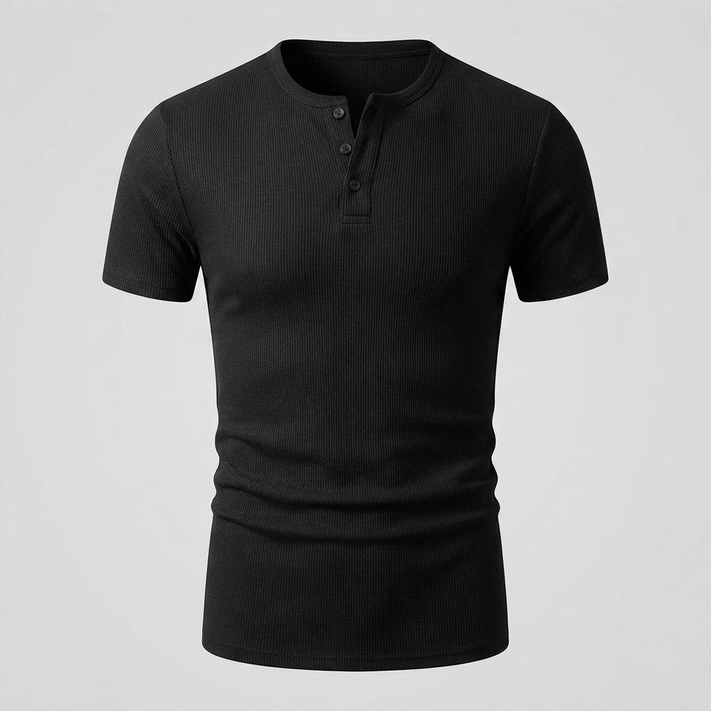 JMIERR Men's Slim Fitted Henley Shirt