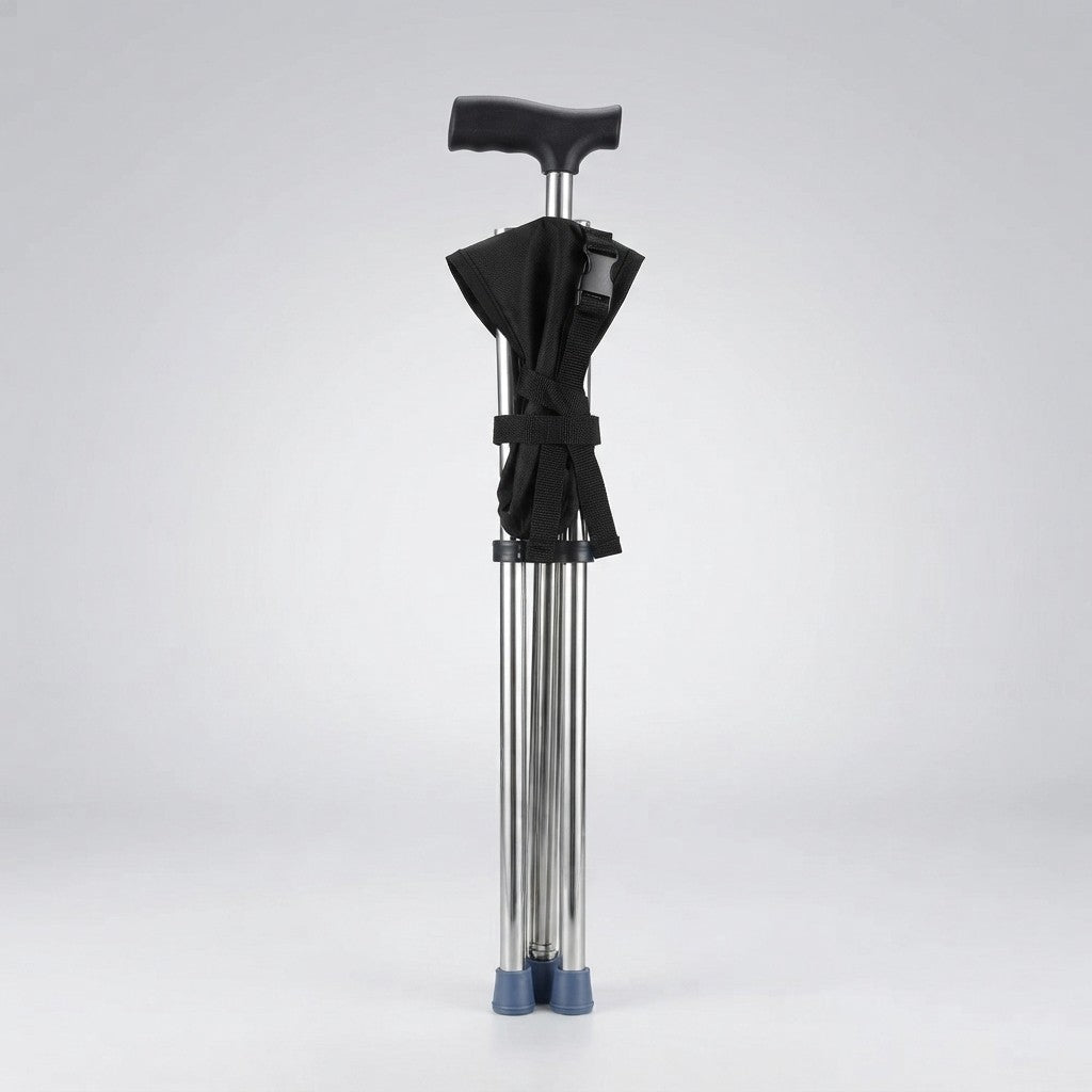 Foldable Walking Stick Stool