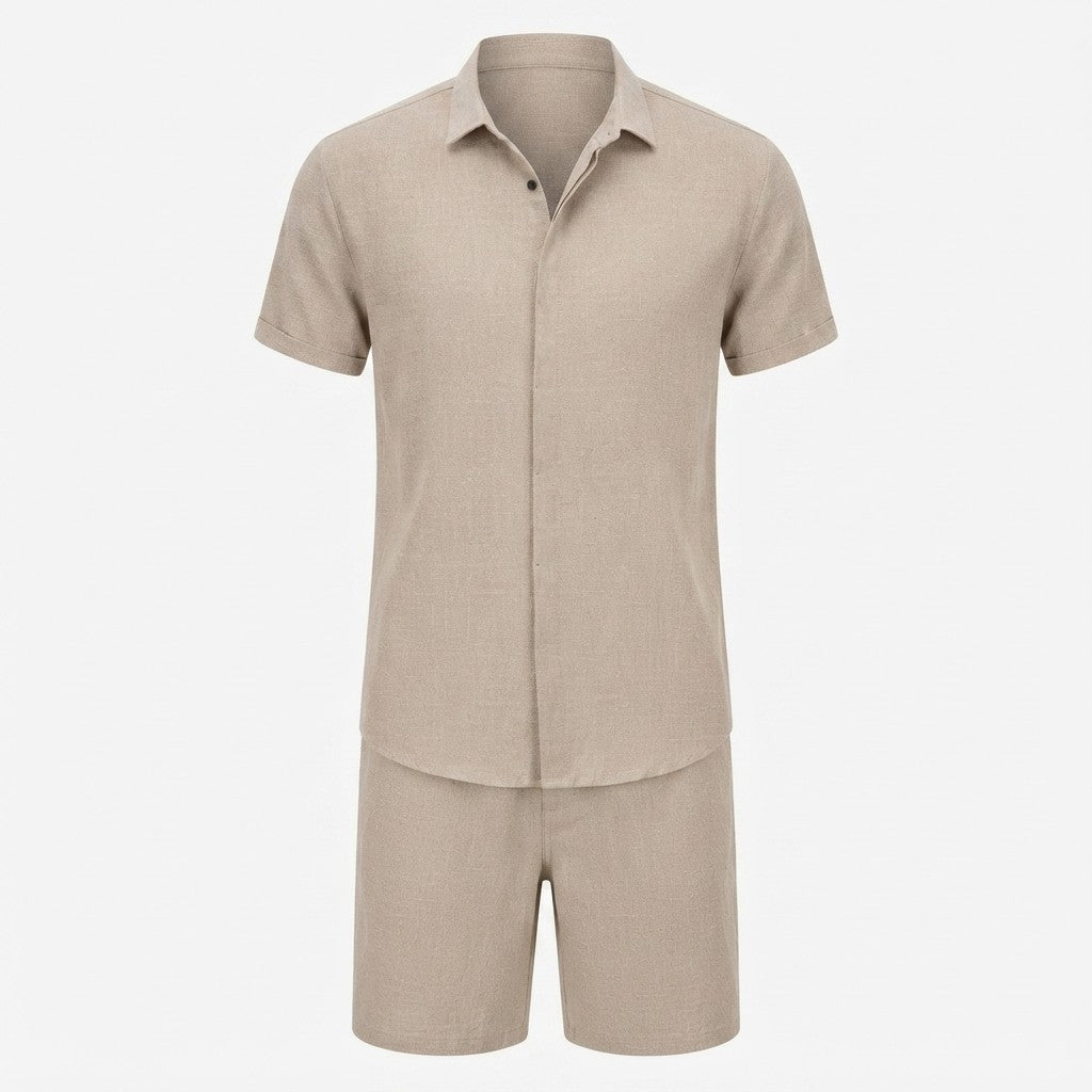 Coofandy Linen Texture Beach Outfit