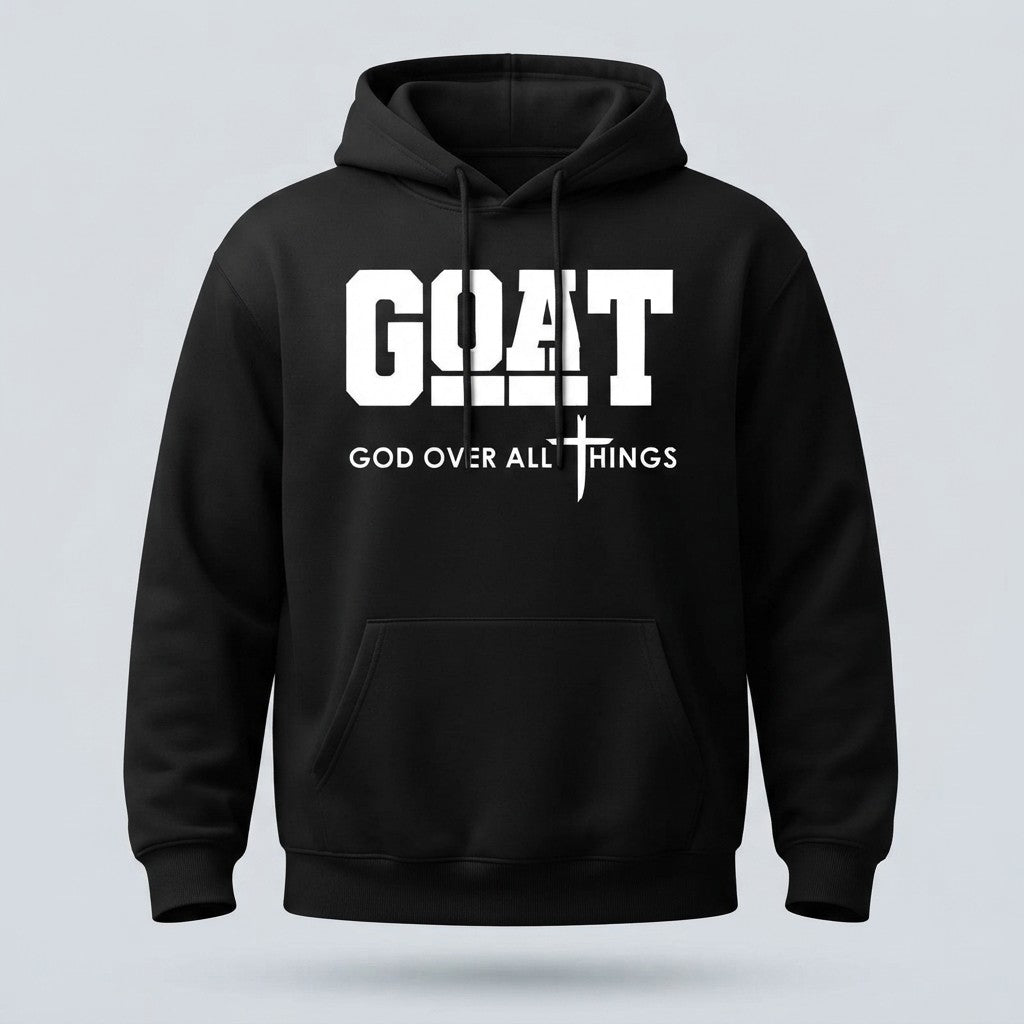Minimalist Cross Print Hoodie