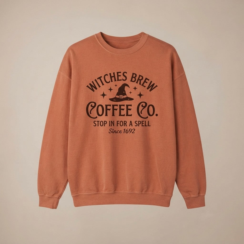Witch Brew Coffee Halloween Sweatshirt