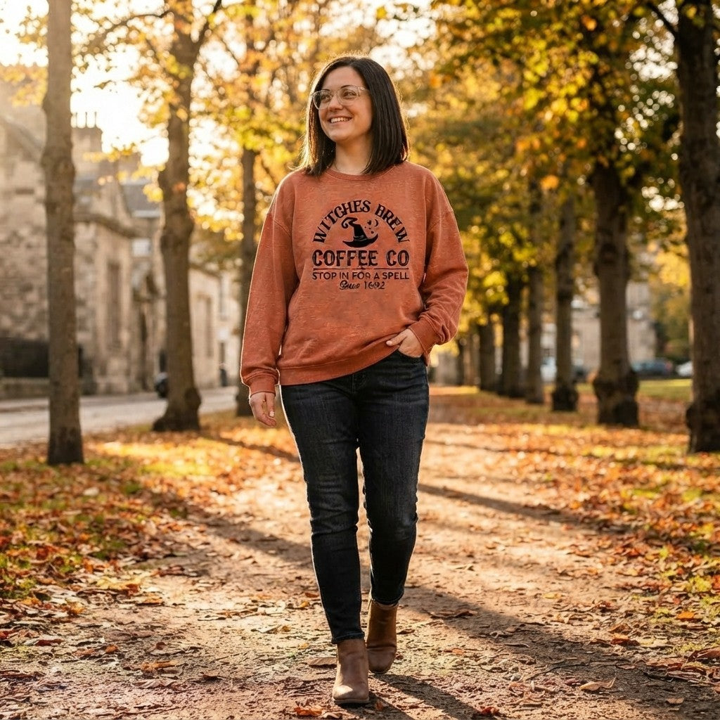 Witch Brew Coffee Halloween Sweatshirt