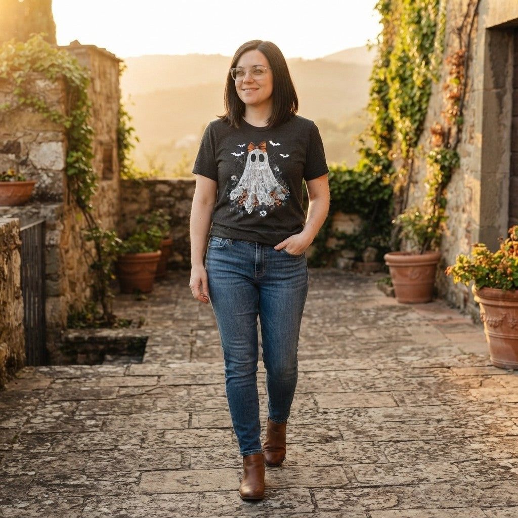 Vintage Graphic Halloween Party T Shirt