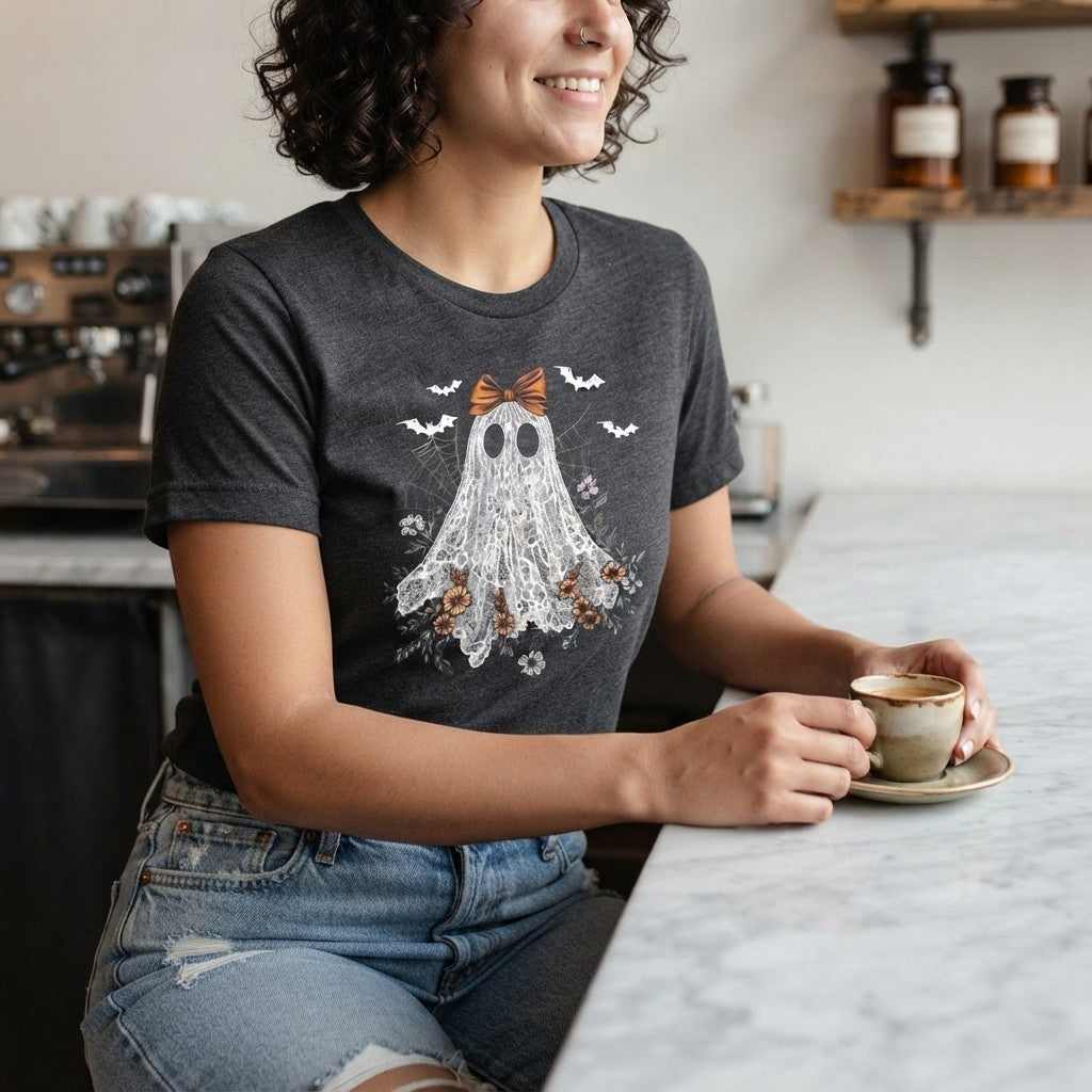 Vintage Graphic Halloween Party T Shirt