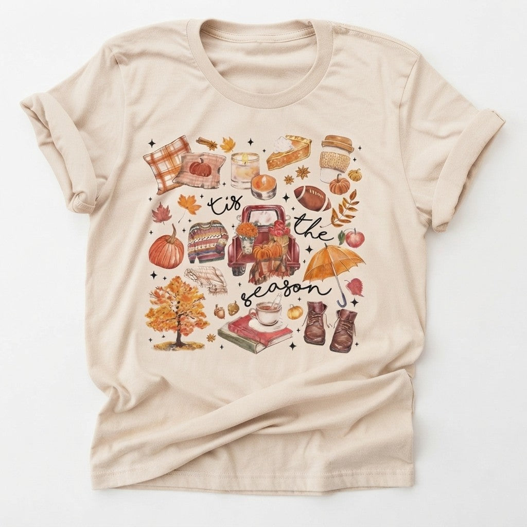 Vintage Graphic Halloween Coffee T-Shirt