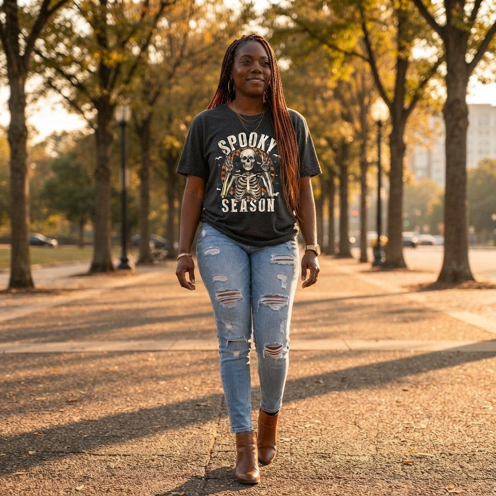 Vintage Graphic Halloween Party T-Shirt