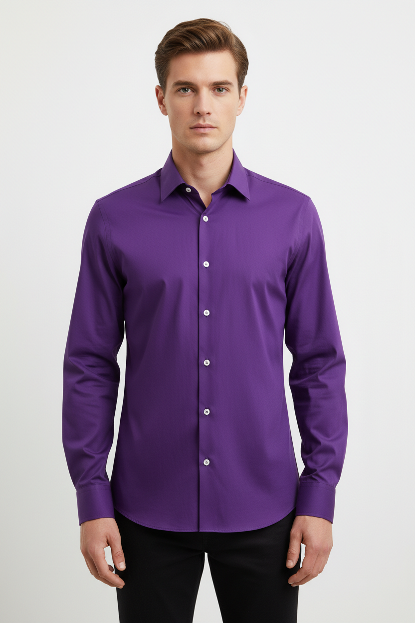 Stretch Wrinkle-Free Formal Dress Shirt