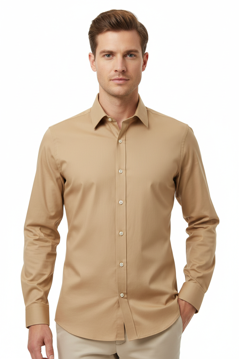 Stretch Wrinkle-Free Formal Dress Shirt
