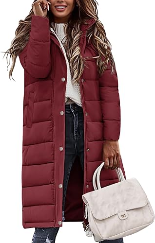Heekpeek Long Quilted Winter Puffer Coat